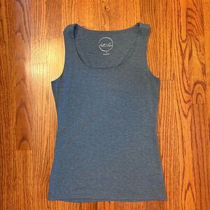 INC INTERNATIONAL CONCEPTS Blue Sleeveless Tank Top Size M